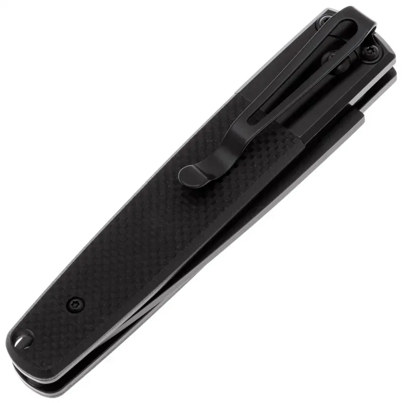 Складной нож Ganzo G721B-BK black cталь 440C, рукоять Black G10