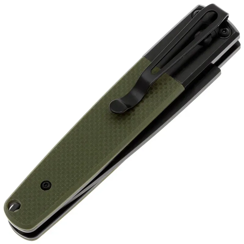 Складной нож Ganzo G721B-GR black cталь 440C, рукоять Green G10