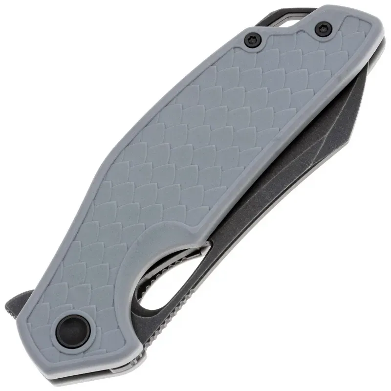 Складной нож Mr.Blade Wyvern spay-point blackwash сталь AUS-8, рукоять Grey FRN