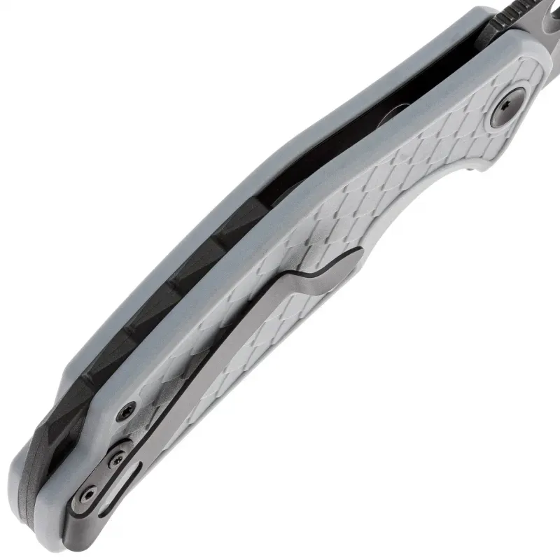 Складной нож Mr.Blade Wyvern spay-point blackwash сталь AUS-8, рукоять Grey FRN