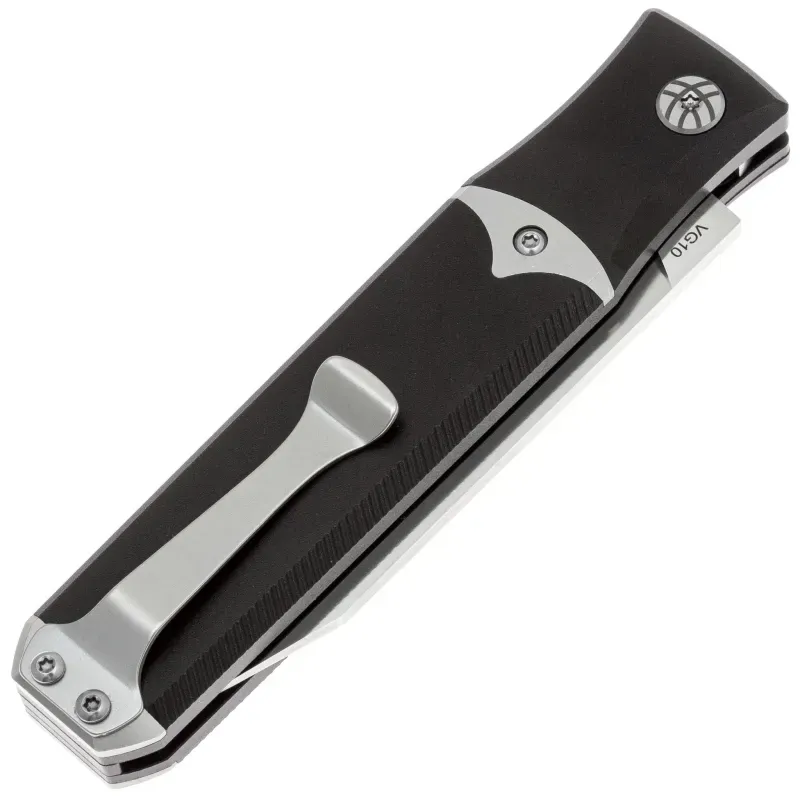 Автоматический нож Reptilian Шик-01 сталь VG-10, рукоять Black Aluminium