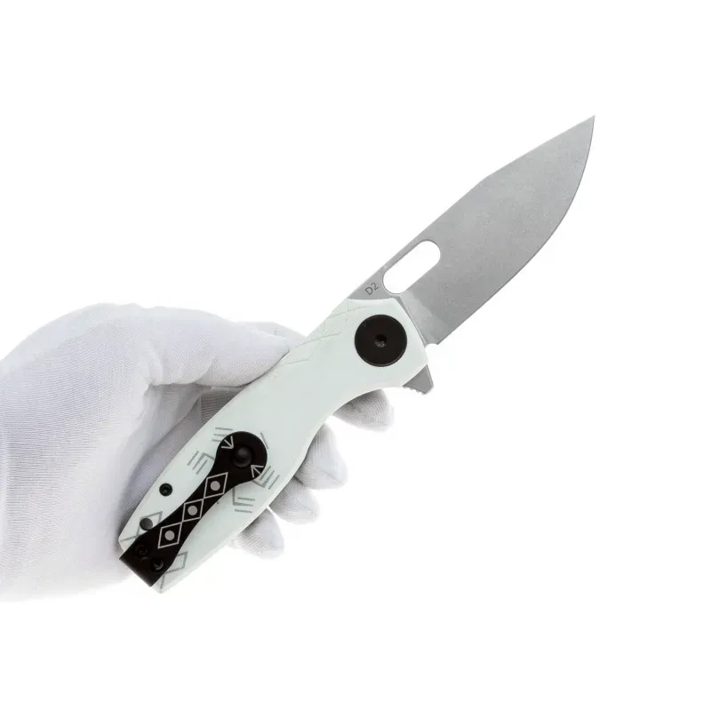 Складной нож Reptilian Тобол-03 сталь D2, рукоять White G10