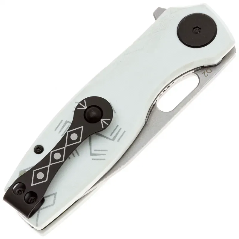 Складной нож Reptilian Тобол-03 сталь D2, рукоять White G10