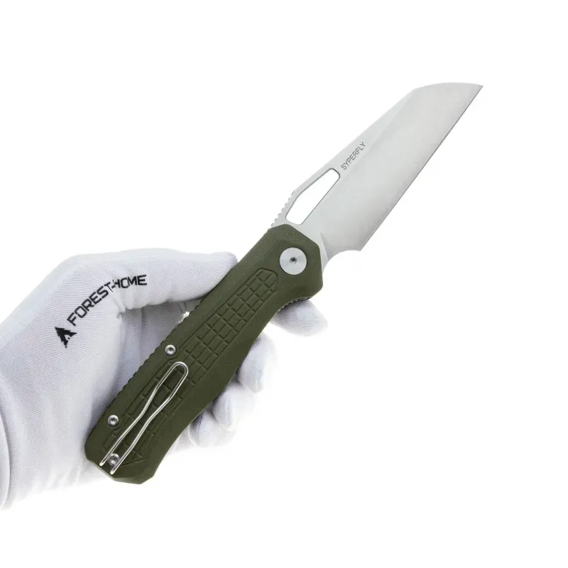 Складной нож Ironfly Syperfly satin сталь 14C28N, рукоять Green G10