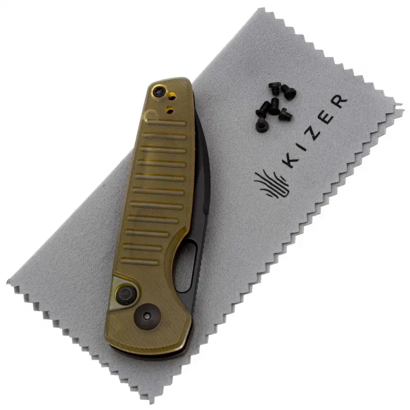 Складной нож Kizer Parakeet PVD сталь Nitro-V, рукоять Ultem