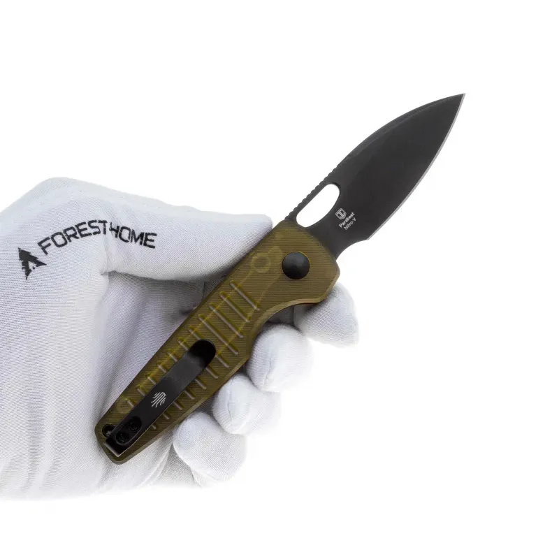 Складной нож Kizer Parakeet PVD сталь Nitro-V, рукоять Ultem