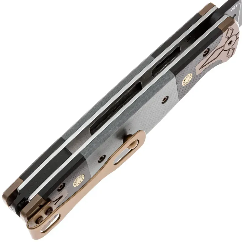 Складной нож Steelclaw Хорс-03 Black сталь VG-10, рукоять Grey G10