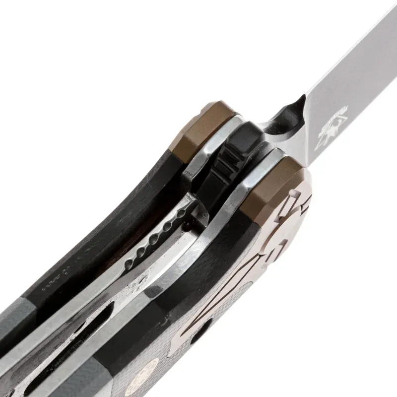 Складной нож Steelclaw Хорс-03 Black сталь VG-10, рукоять Grey G10