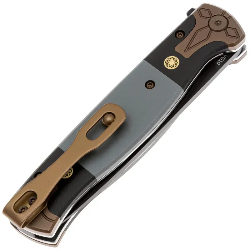 Складной нож Steelclaw Хорс-03 Black сталь VG-10, рукоять Grey G10