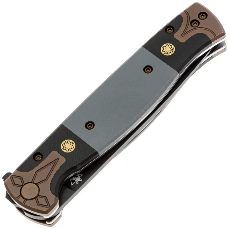 Складной нож Steelclaw Хорс-03 Black сталь VG-10, рукоять Grey G10