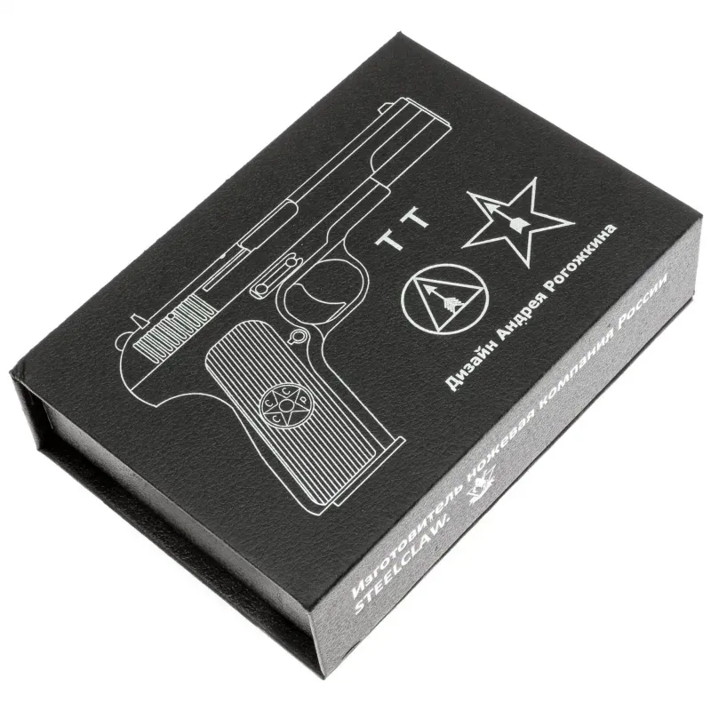 Автоматический нож Steelclaw TT-2 Black сталь D2, рукоять G10/алюминий