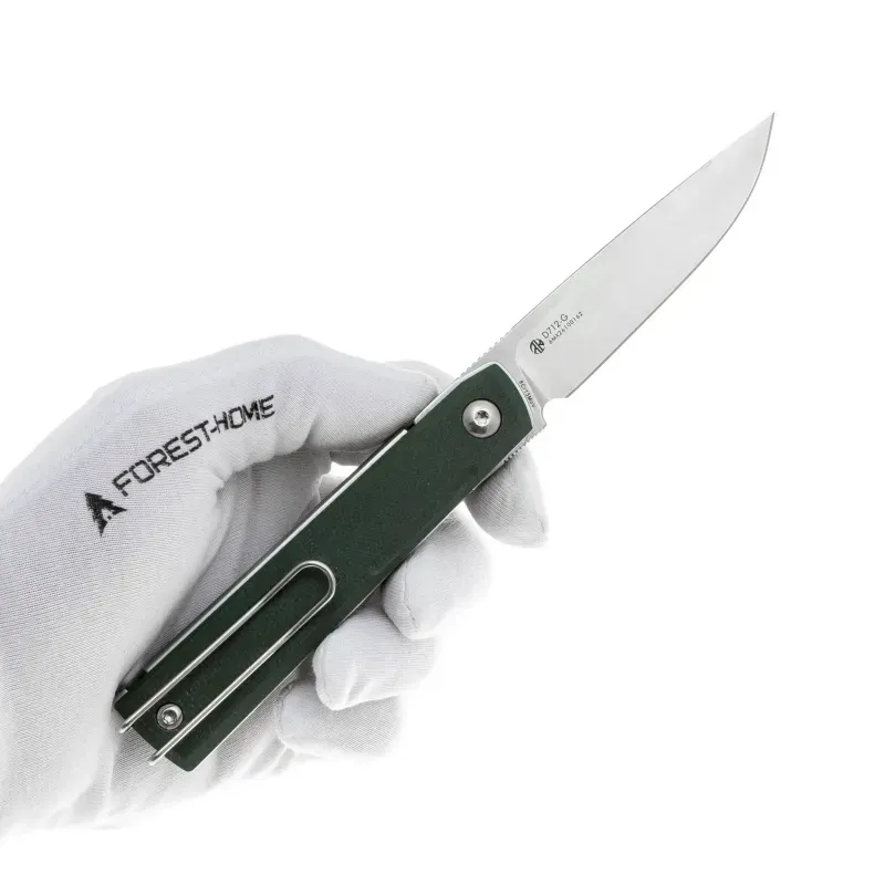 Складной нож Ruike D712-G сталь 8Cr13MoV, рукоять Green G10