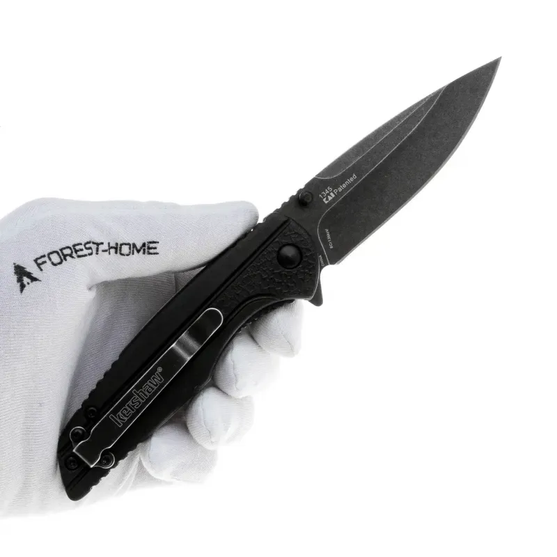 Складной нож Kershaw Pushrod сталь 8Cr13MoV, рукоять GFN