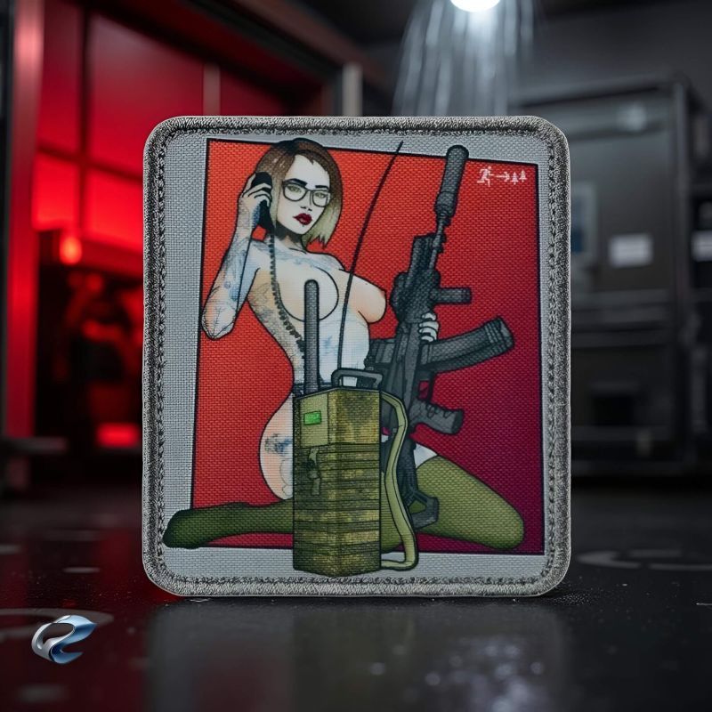 Нашивка, патч "Буссоль" тактическая с липучкой.