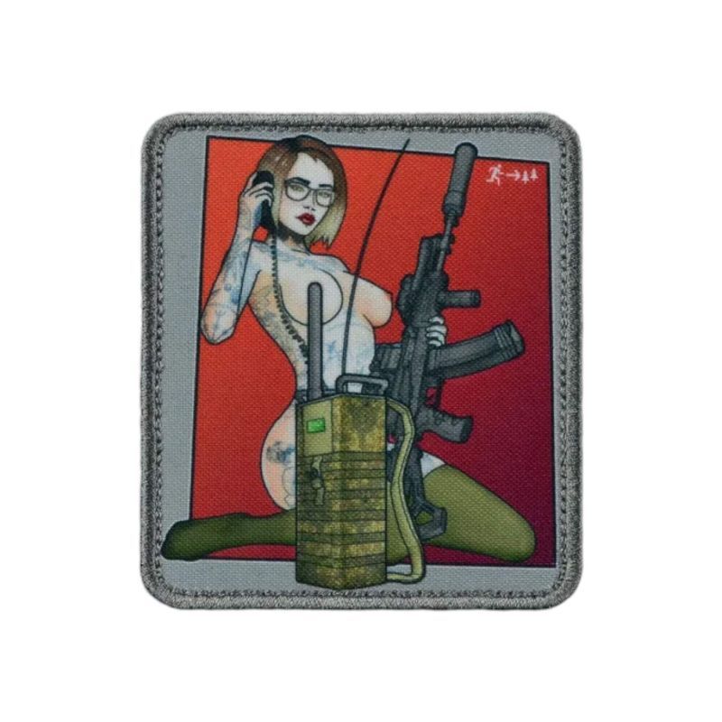 Нашивка, патч "Буссоль" тактическая с липучкой.