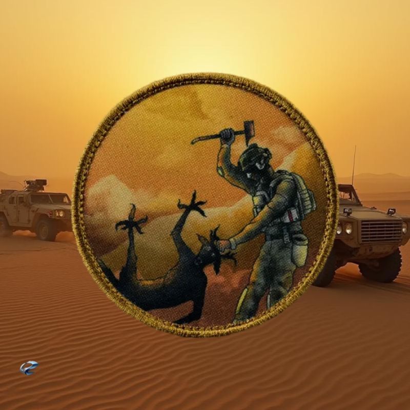 Нашивка, патч "Спор" тактическая с липучкой.