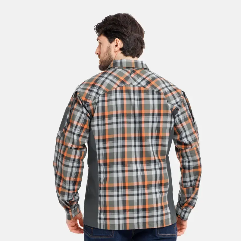 Рубашка Mont Blanc APEX, цвет Olive Plaid