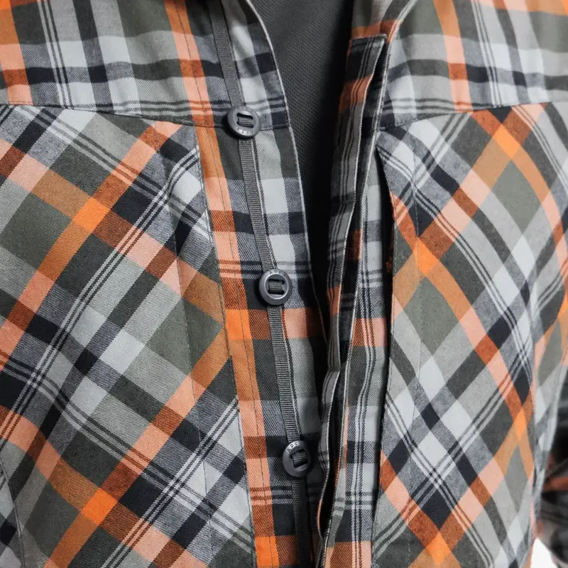 Рубашка Mont Blanc APEX, цвет Olive Plaid