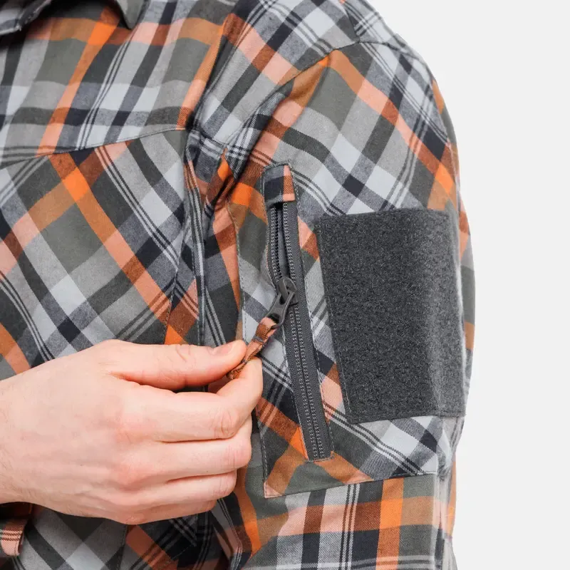 Рубашка Mont Blanc APEX, цвет Olive Plaid