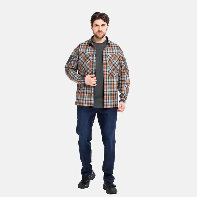 Рубашка Mont Blanc APEX, цвет Olive Plaid