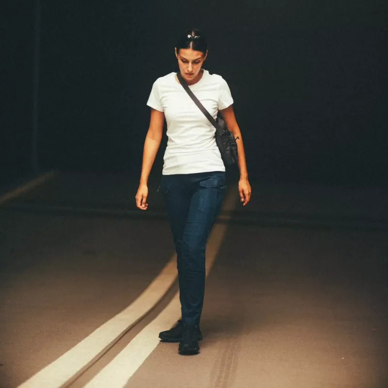 Женские брюки UTP Resized Pants - Джинсовая ткань с эластичным плетением (Women's UTP Resized Pants Denim Stretch)