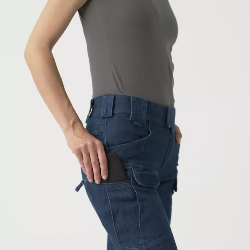 Женские брюки UTP Resized Pants - Джинсовая ткань с эластичным плетением (Women's UTP Resized Pants Denim Stretch)