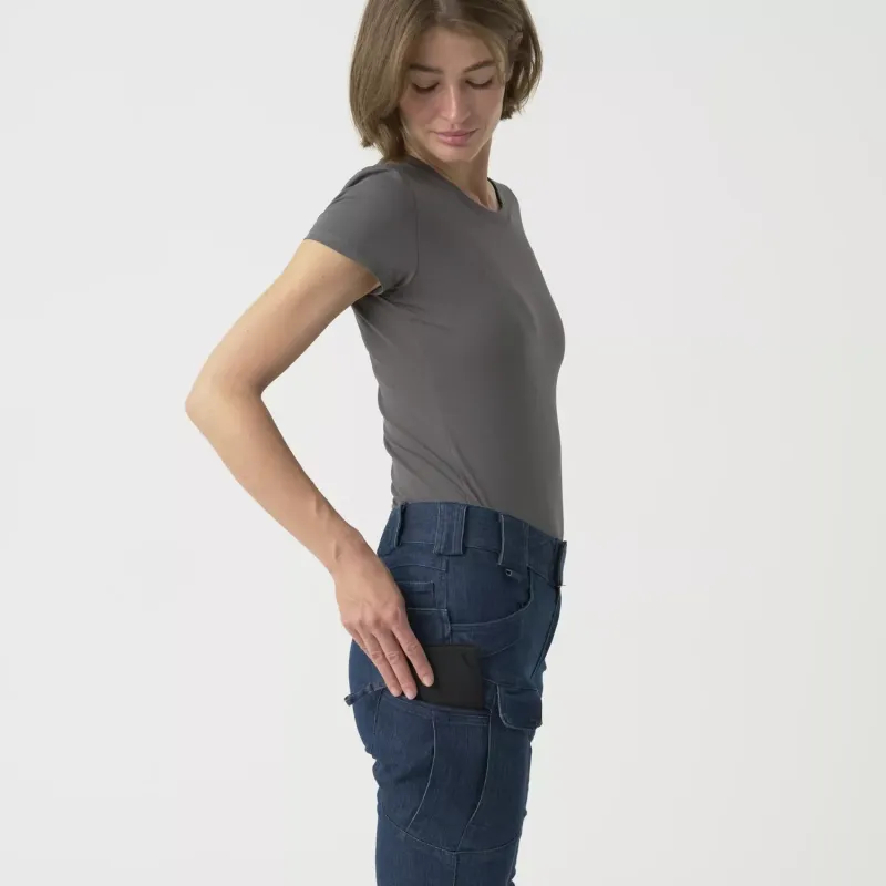 Женские брюки UTP Resized Pants - Джинсовая ткань с эластичным плетением (Women's UTP Resized Pants Denim Stretch)