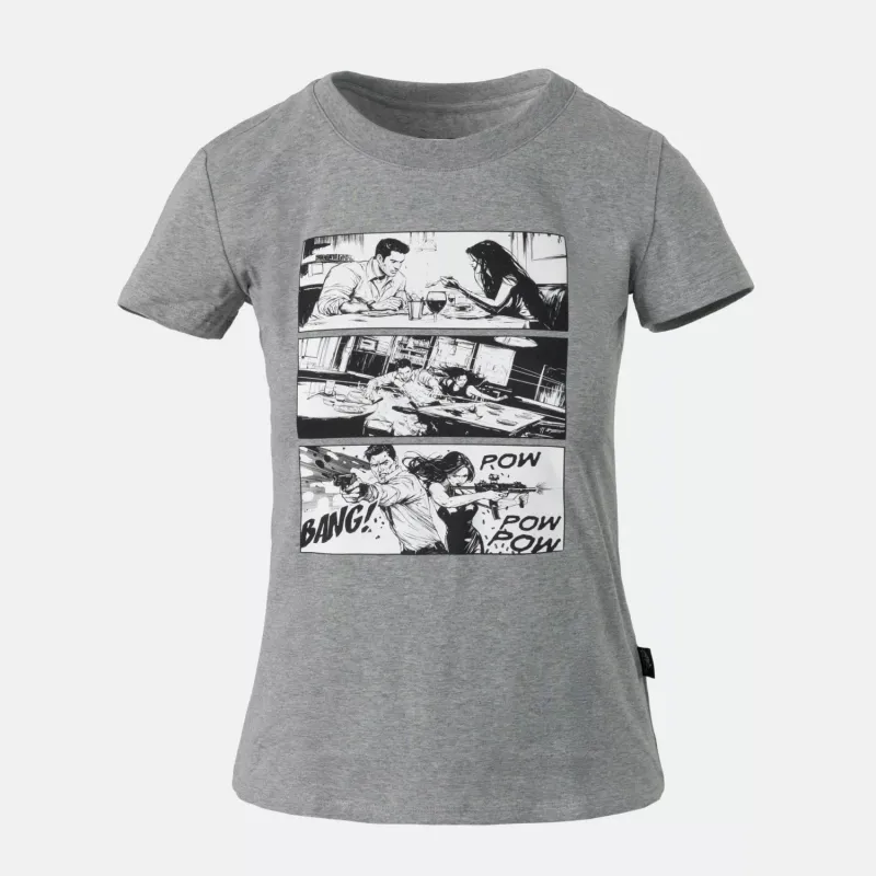 Женская облегающая футболка (для повседневной носки) (Women's T-shirt Slim (Combat date))