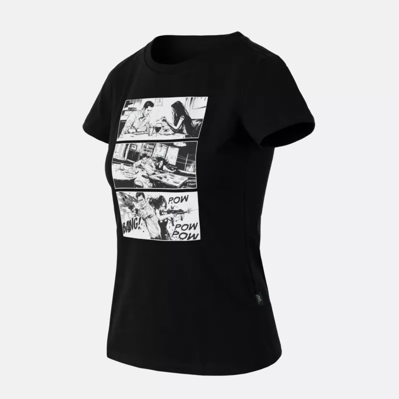 Женская облегающая футболка (для повседневной носки) (Women's T-shirt Slim (Combat date))