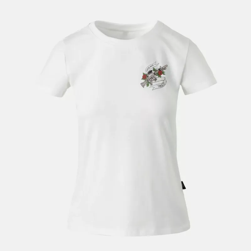 Женская облегающая футболка (Приходите и забирайте) (Women's T-shirt Slim (Come and take it))