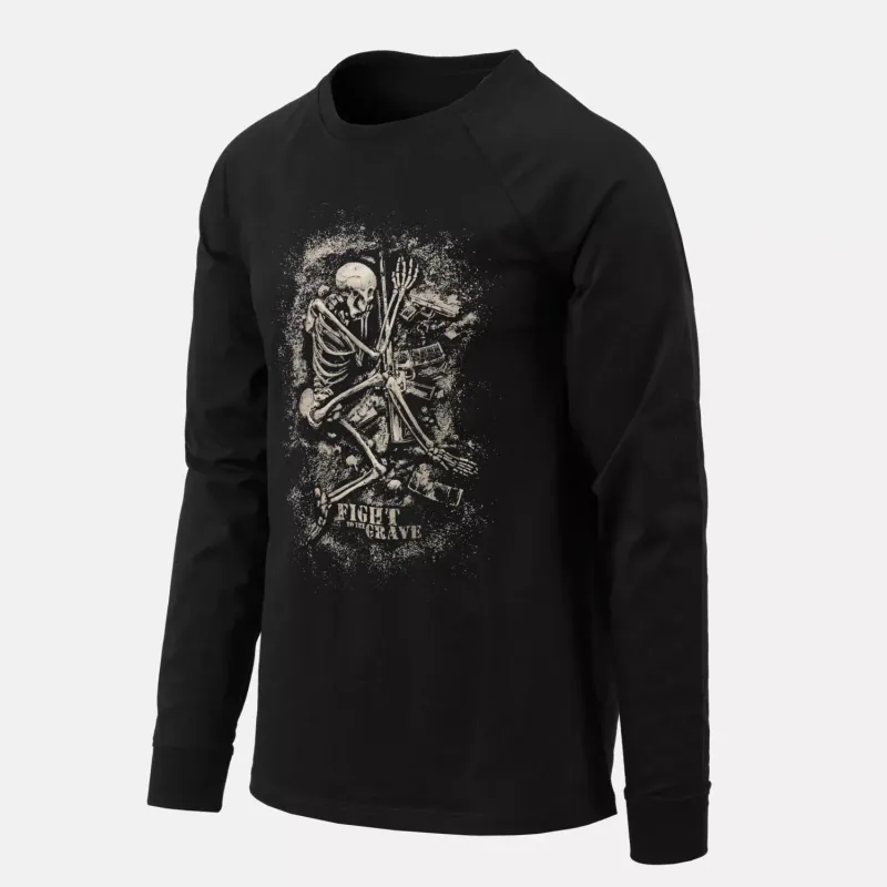 Футболка с длинным рукавом (Борьба до самой могилы) (T-shirt Long Sleeve (Fight to the grave))