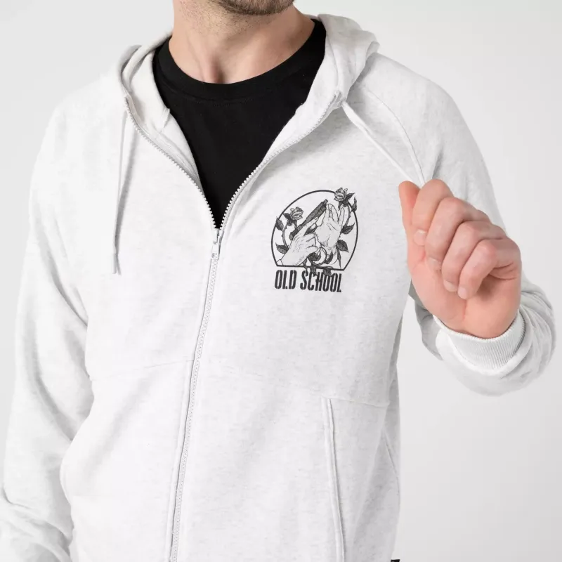 Худи в стиле олдскул - на молнии (Old School Hoodie Fullzip)