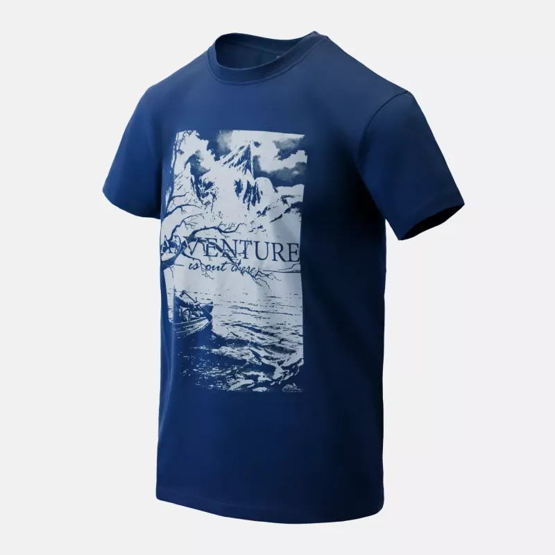 Футболка с принтом «Приключения ждут вас» (T-shirt (Adventure Is Out There)) | Helikon-Tex