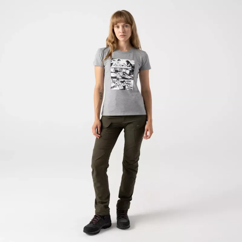 Женская облегающая футболка (для повседневной носки) (Women's T-shirt Slim (Combat date))