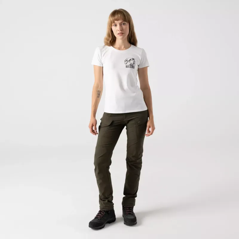 Женская облегающая футболка (в классическом стиле) (Women's T-shirt Slim (Old school))