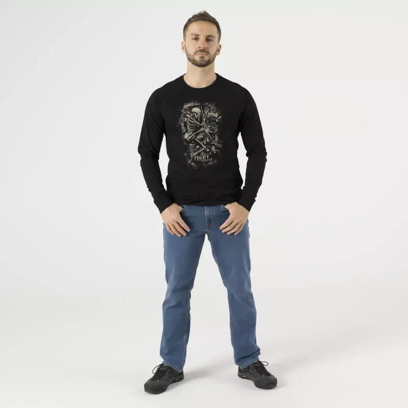 Футболка с длинным рукавом (Борьба до самой могилы) (T-shirt Long Sleeve (Fight to the grave))