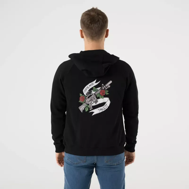 Толстовка Come and take it худи - Fullzip (Come and take it Hoodie - Fullzip) | Helikon-Tex