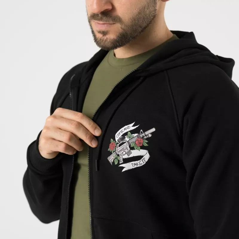 Толстовка Come and take it худи - Fullzip (Come and take it Hoodie - Fullzip) | Helikon-Tex