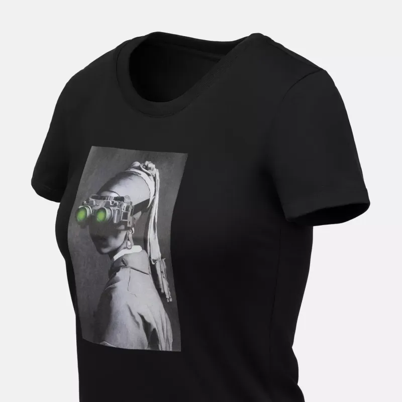 Женская футболка (NVG Girl) (Women's T-shirt (NVG Girl))