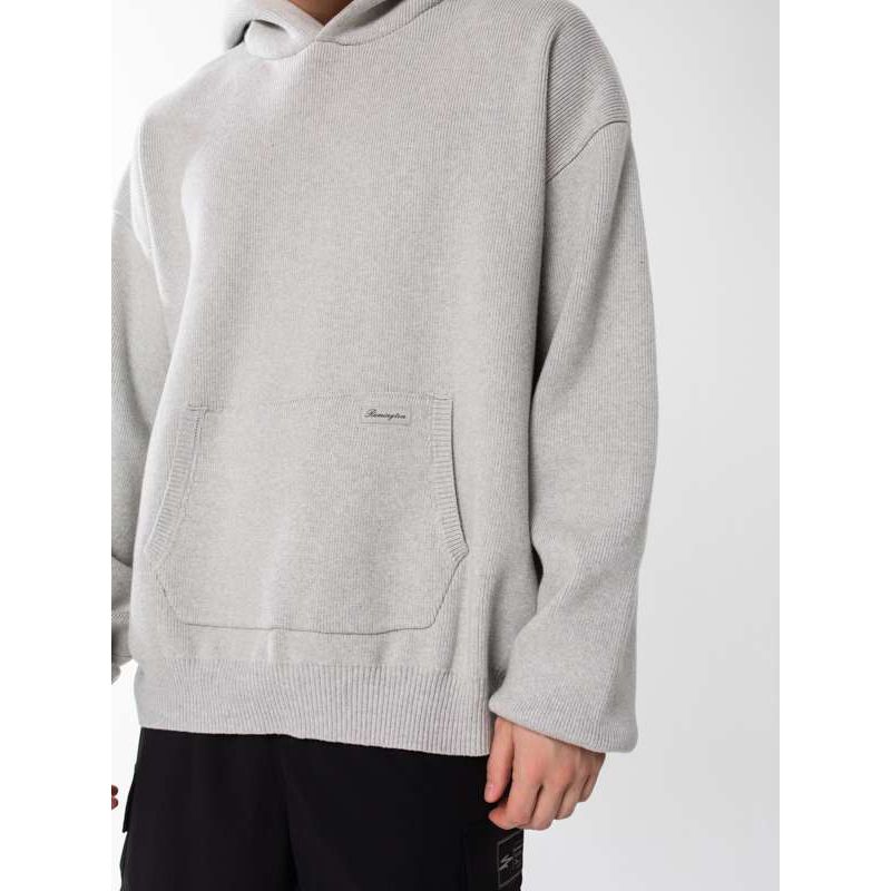 Худи мужское Remington Knitted Gray