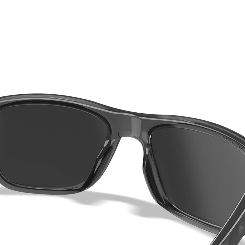 Очки баллистические Wiley X Ovation Captivate Pol Blue Mirror Gloss Crystal Dark Grey Frame