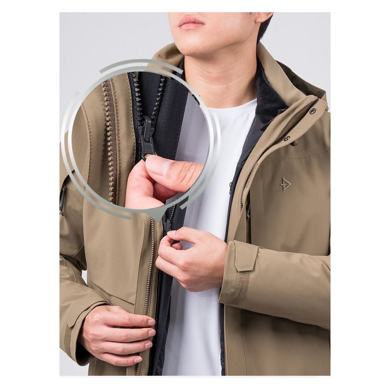 Куртка Dragon Tooth Thor Three-In-One Parka G4, Dark Green, DT23-CO061S