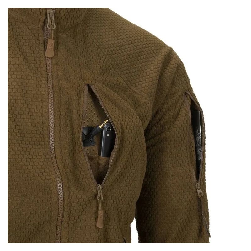 Куртка флисовая Helikon Alpha Tactical Grid Fleece