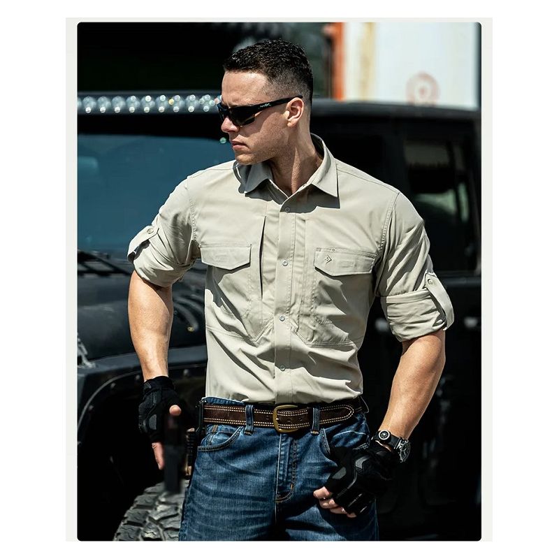 Рубашка Dragon Tooth ZR Collar Shirt Long Sleeve G6