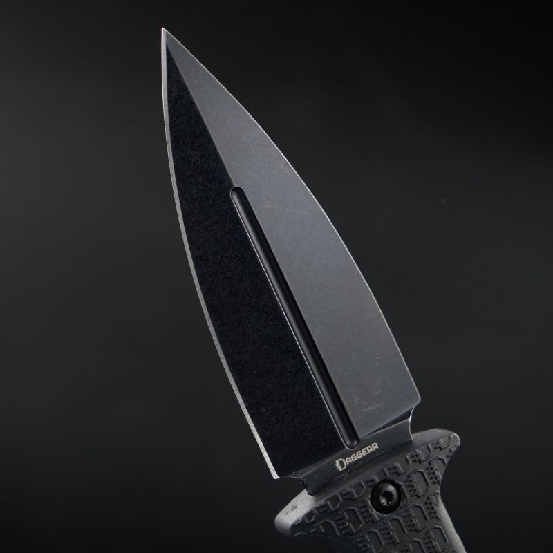 Нож тактический Daggerr Combat All Black, сталь 8Cr14MoV, рукоять FRN (Армированный нейлон)