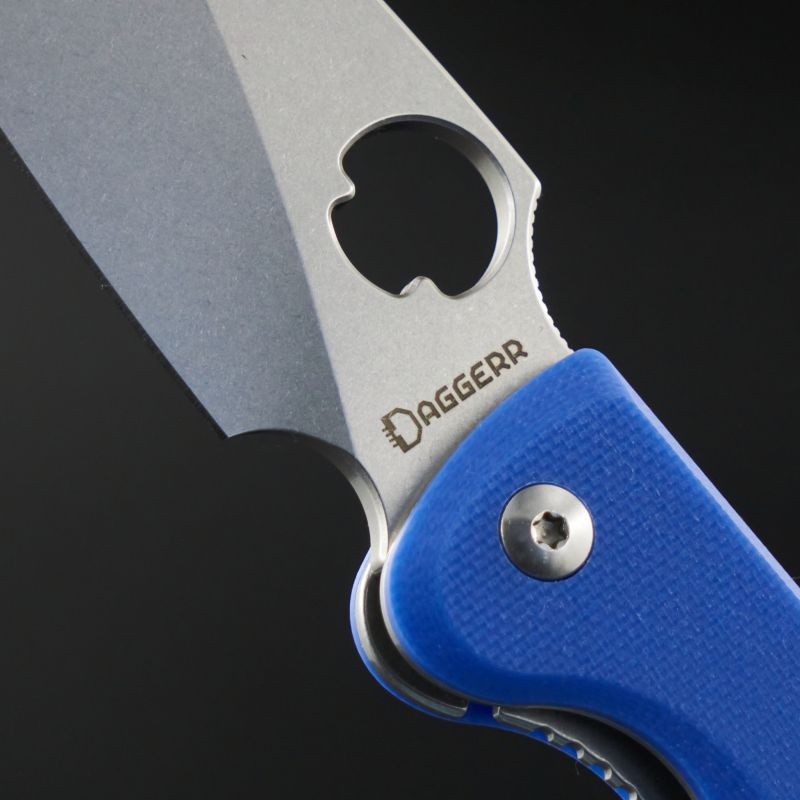Нож складной Daggerr Sting Blue SW, сталь D2, рукоять G10