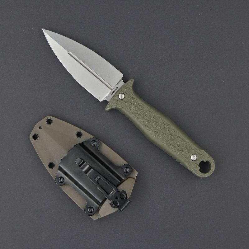 Нож тактический Daggerr Combat SW, сталь 8Cr14MoV, рукоять FRN (Армированный нейлон) олива