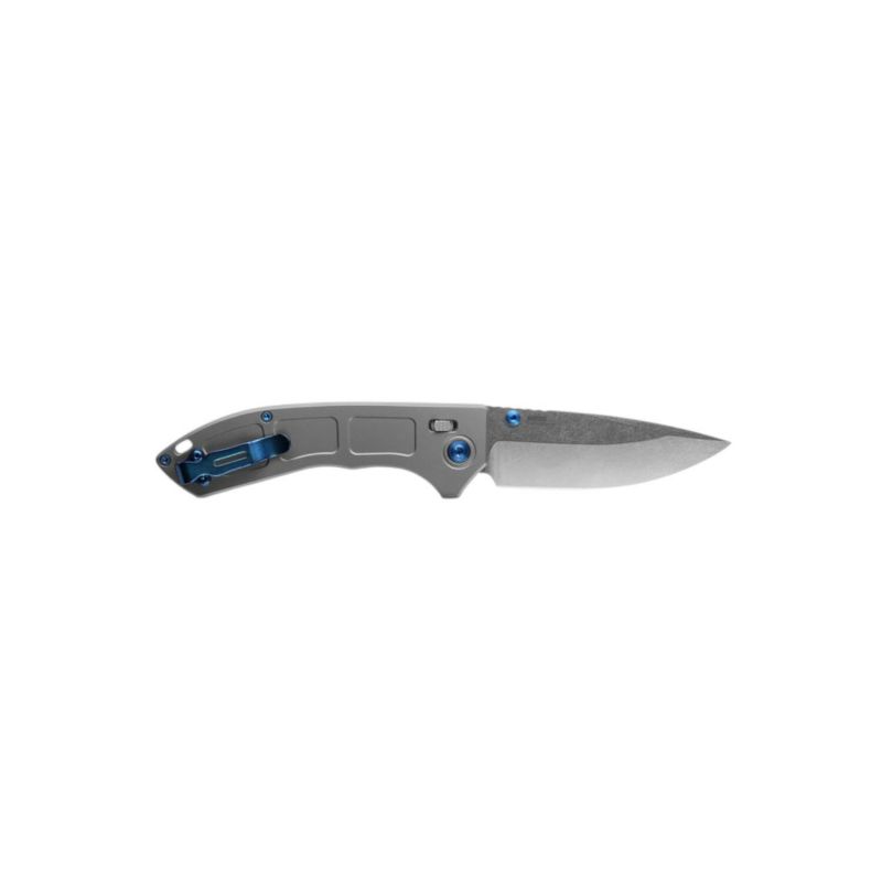 Нож складной Benchmade Narrows™ | Gray Titanium | Drop-point Gray Titanium 1sz
