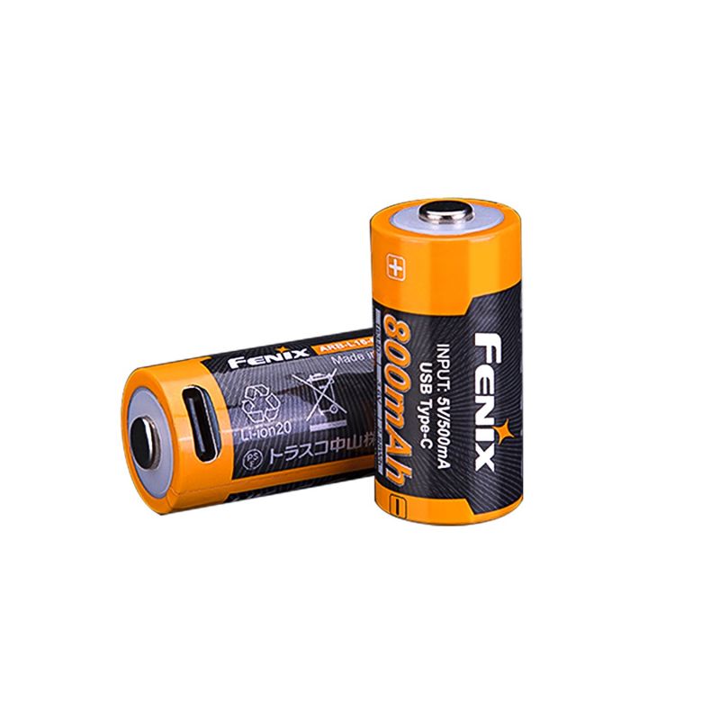 Аккумулятор Fenix 16340 ARB-L16-800UP 800mAh Li-ion с разъемом для USB