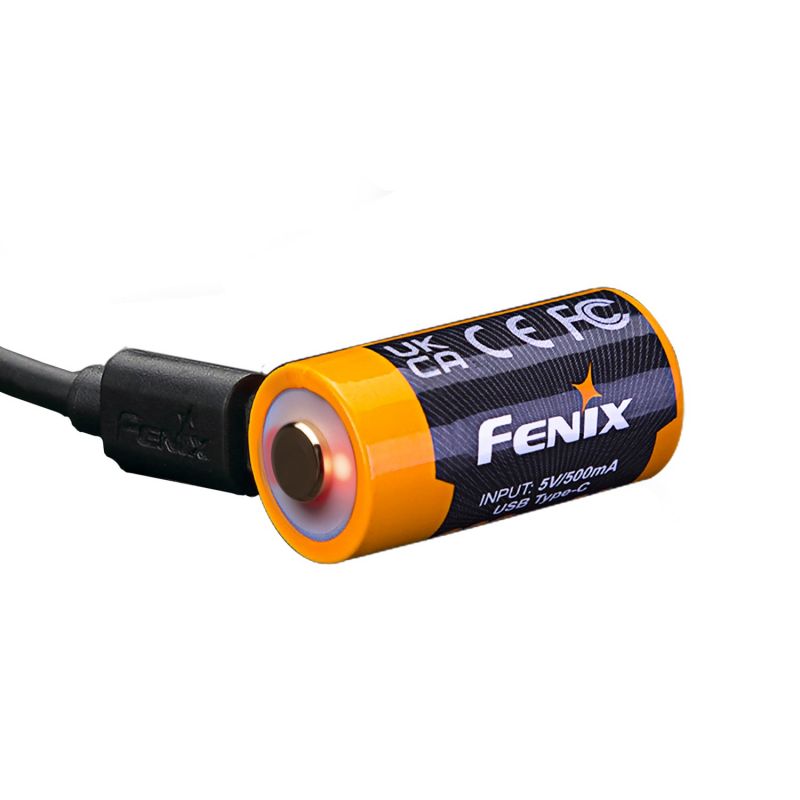 Аккумулятор Fenix 16340 ARB-L16-800UP 800mAh Li-ion с разъемом для USB